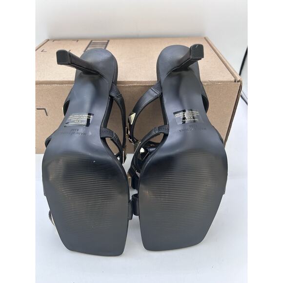 Steve Madden Studded Stiletto Sandal Black Multi Strap Back - Picture 5 of 5